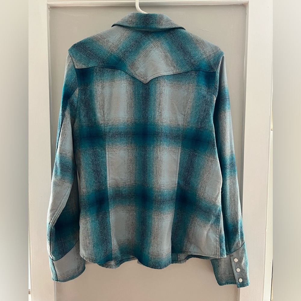 Pendleton Women’s Snap Front Wool Canyon Western Shirt XL - Picture 5 of 12